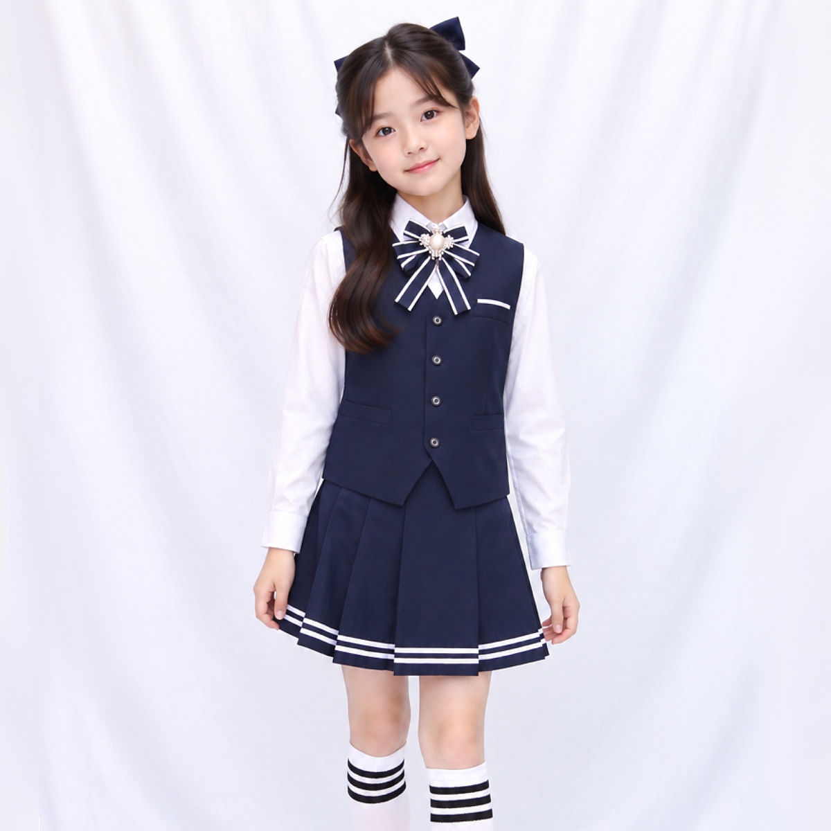네이비콤보조끼